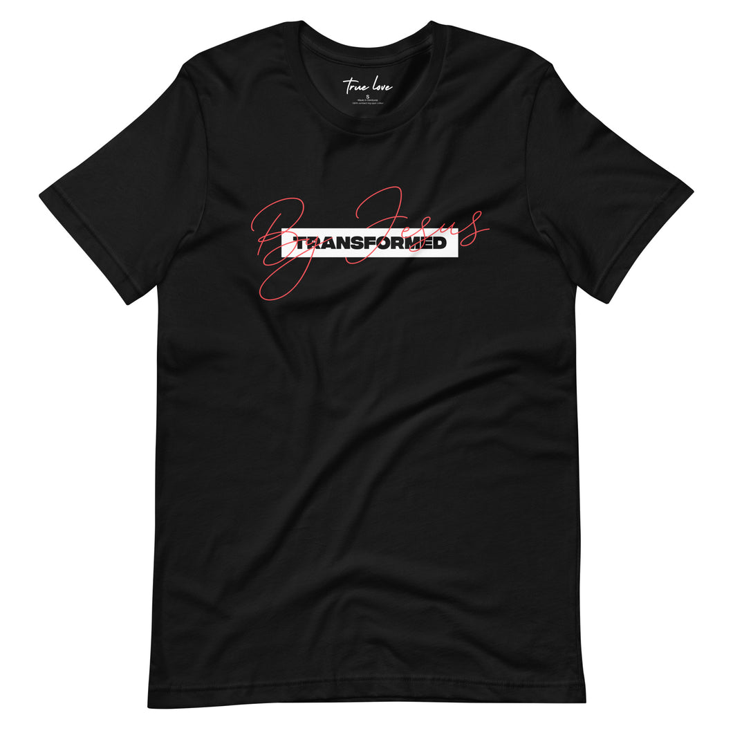 Transformed by Jesus Short-Sleeve Unisex T-Shirt